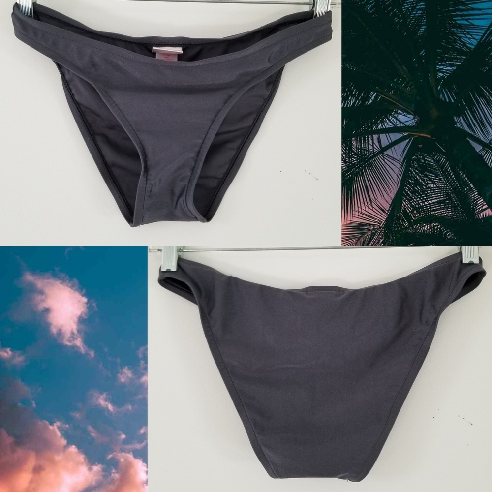 Xhilaration Womens gray regular Bikini Bottom